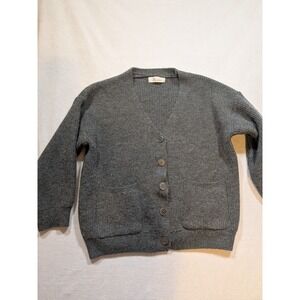 Alicedudu gray cardigan sweater size S‎